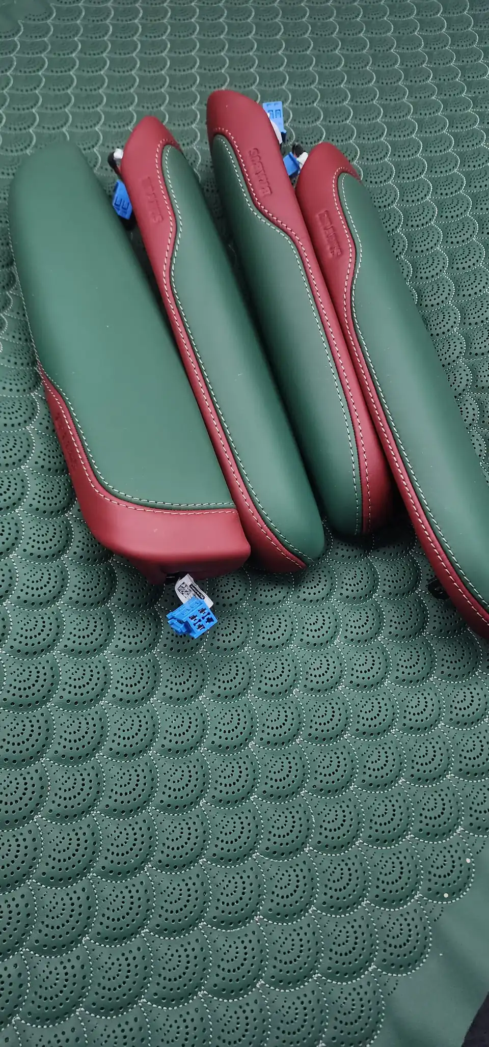 Close-up of the fish scales, Mercedes S-Class